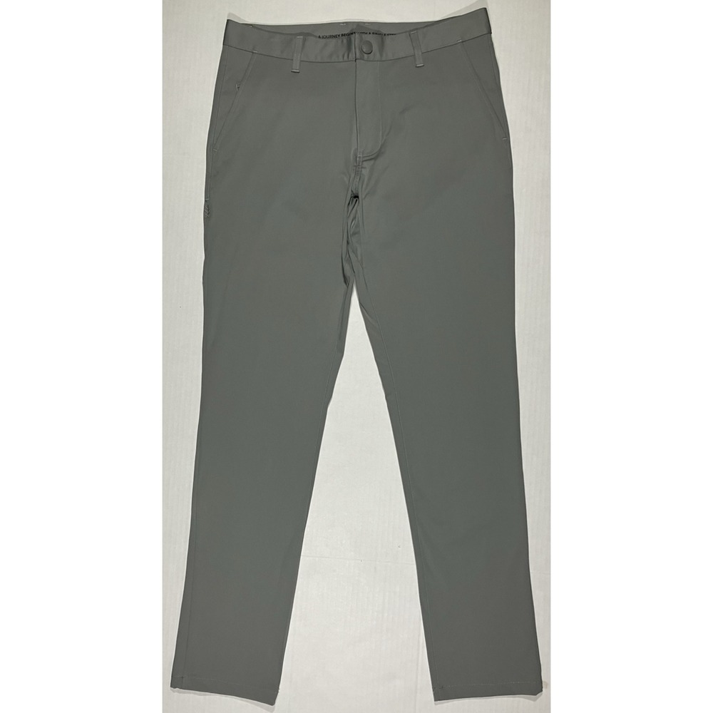 Rhone Pants Commuter Slim Fit Gray Chino Golf Hiking Work Mens Size 31